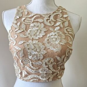 Elegant Floral Embroidered Top